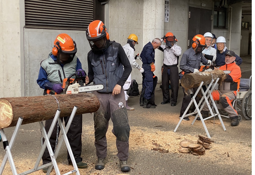 チェーンソー講習会2日目④